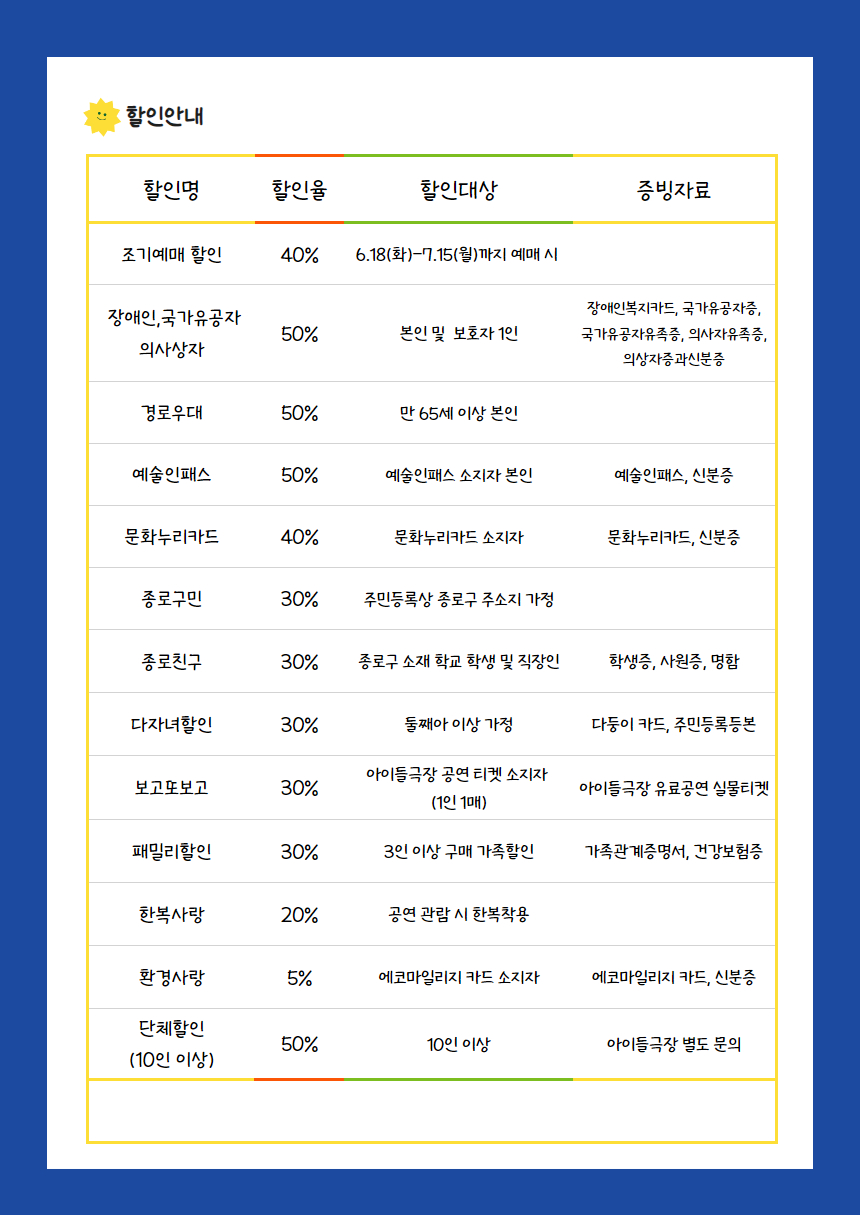 할인표